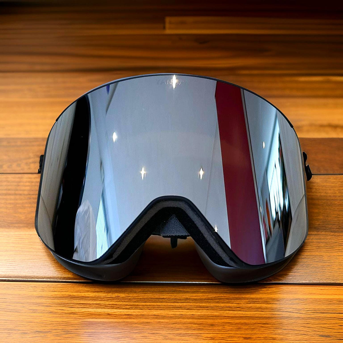 YAN BAY skidglasögon Silver – spegelglas